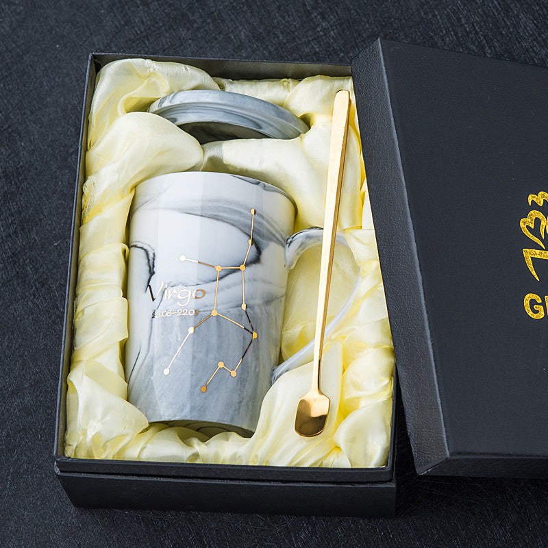 Nordic Creative Ceramic Mug Twelve Constellation Mug